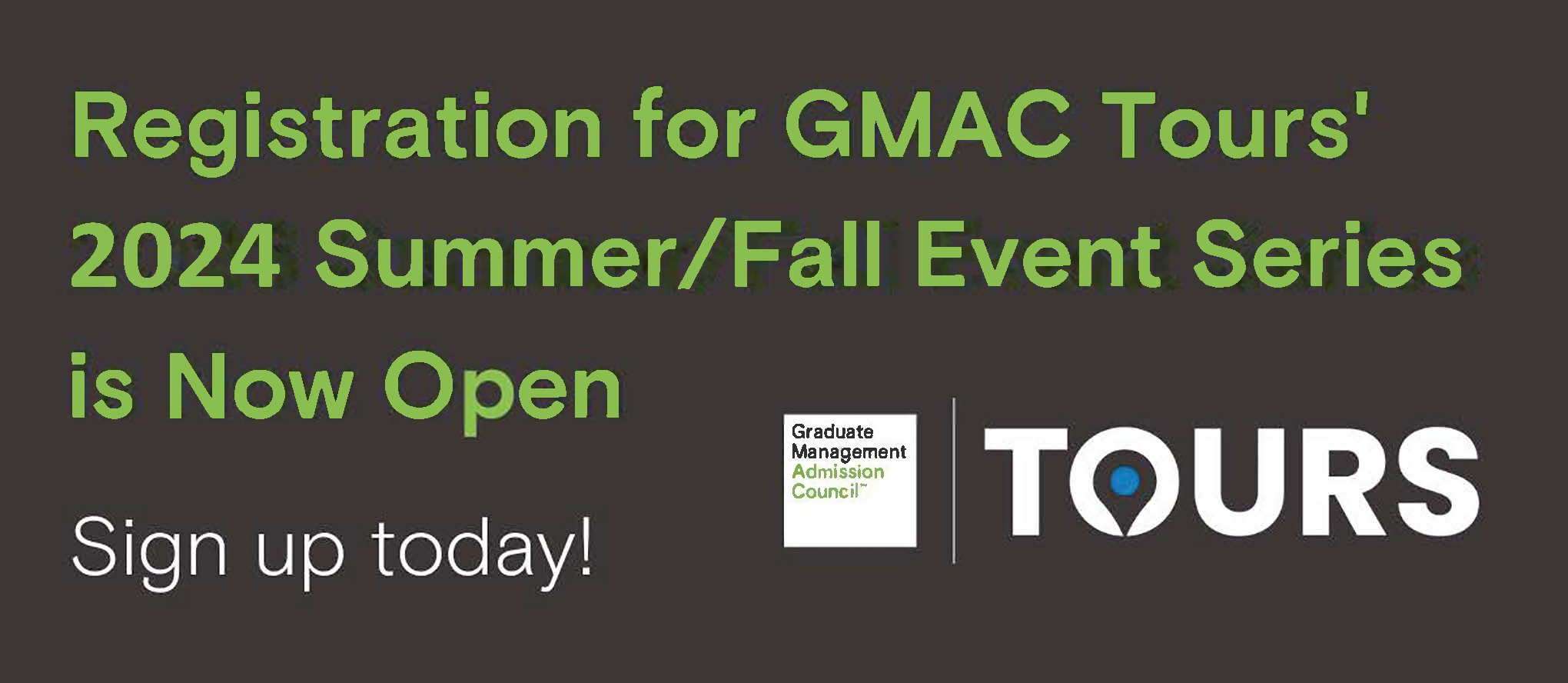 Registration for GMAC Tours 2024 Summer/Fall Event Series is Now Open
