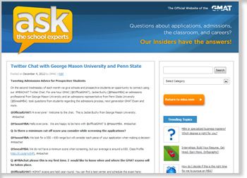 Twitter chat on Ask the Experts Twitter chat on Ask the Experts