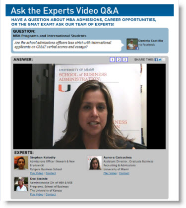 Facebook Ask the Expert Video Q&A Facebook Ask the Expert Video Q&A