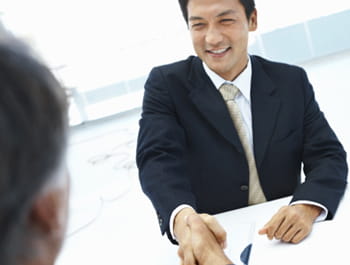 Men Shaking Hands Hiring Image