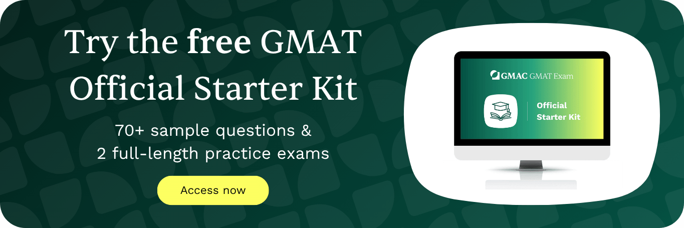 Access the Free GMAT Official Starter Kit