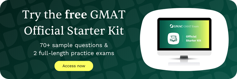 Access the Free GMAT Official Starter Kit