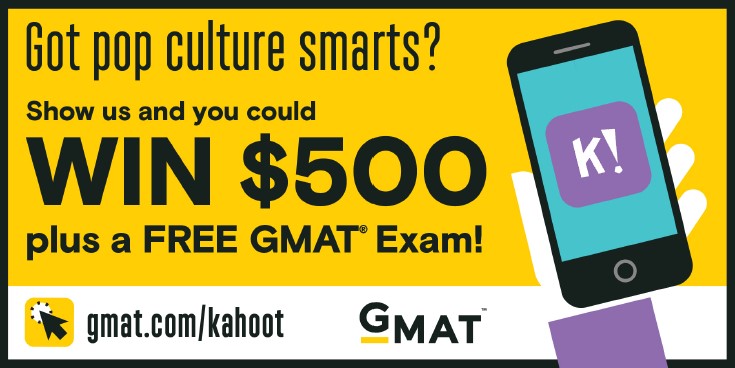 Join our GMAT Kahoot quiz game on March 20