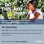 Do This, Not That: No Speeding