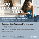 Do This, Not That: Perfection