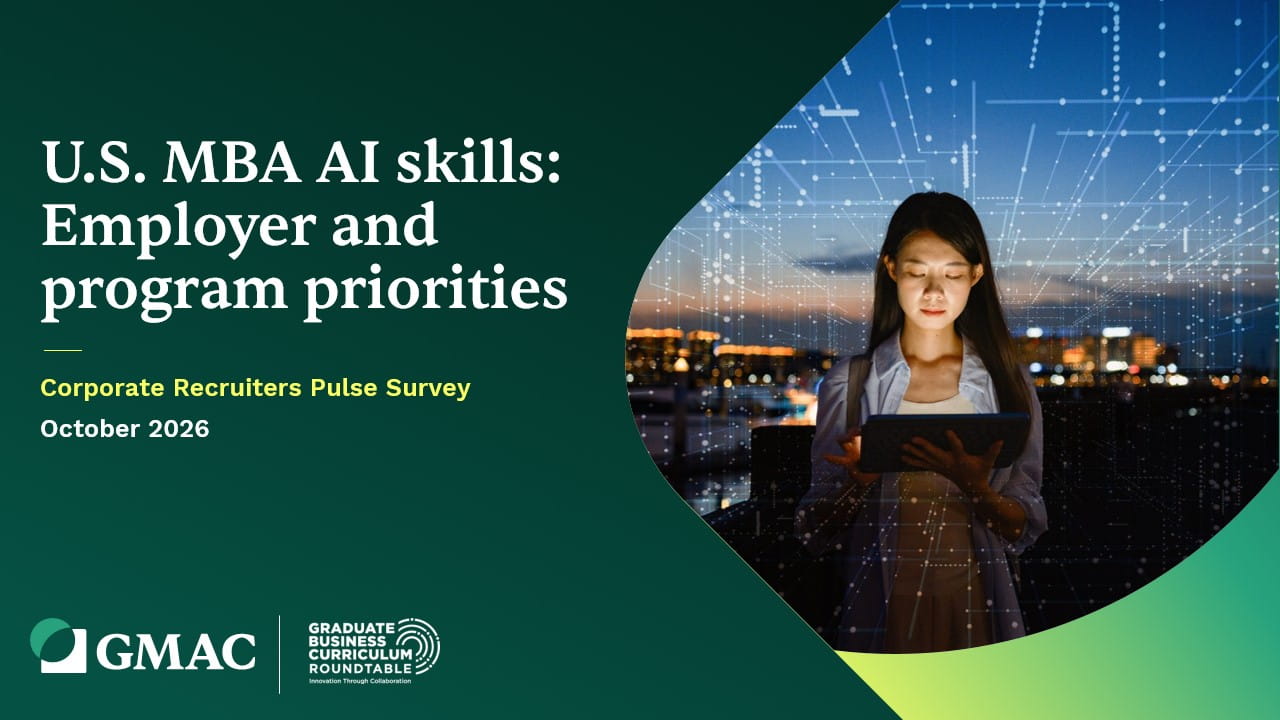 U.S. MBA AI skills: Employer and program priorities