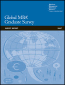 2007 Global MBA Graduate Survey Report Cover