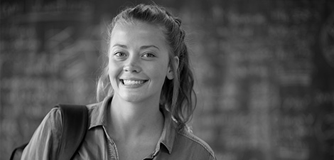 Female business school student negotiates her starting salary 