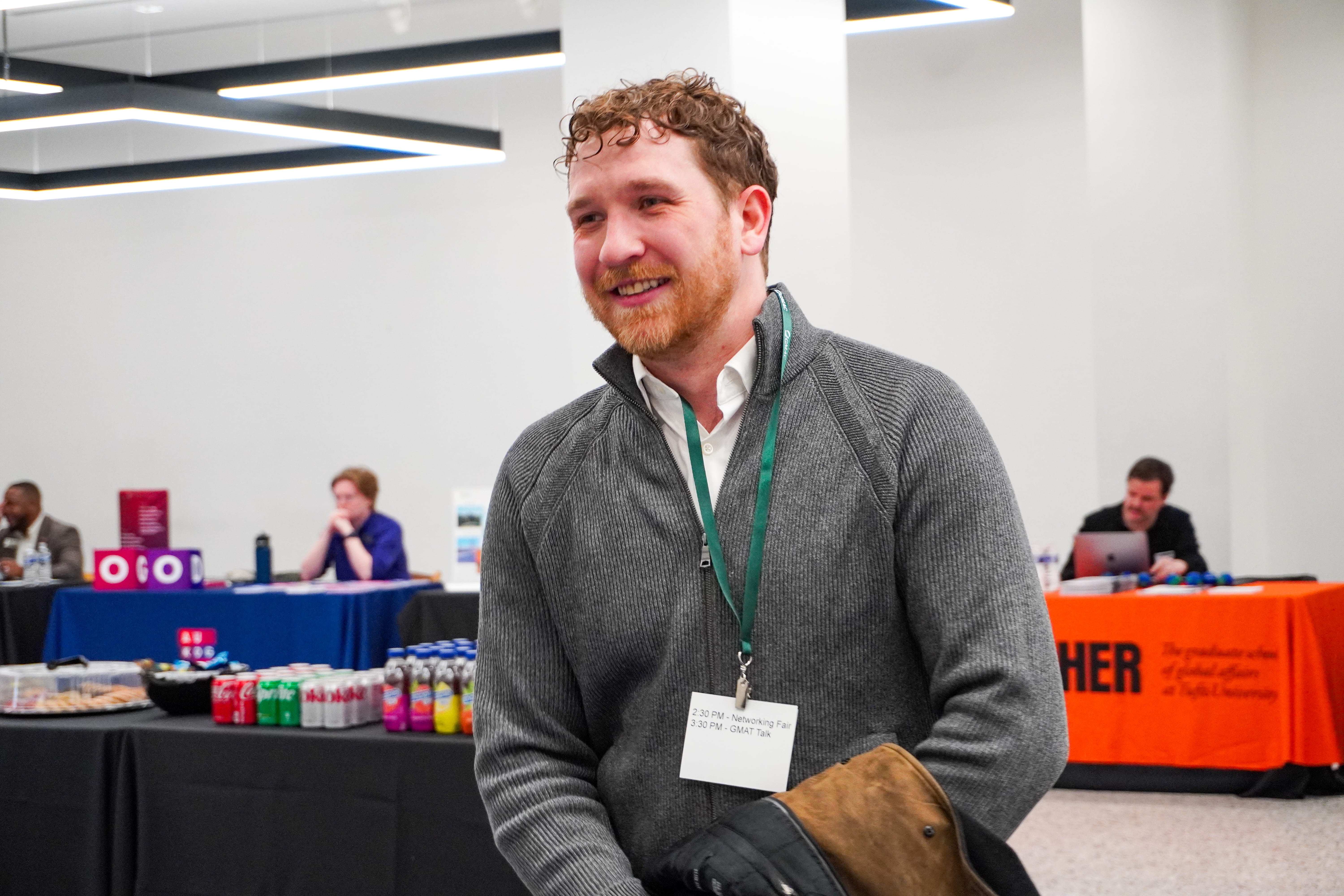 smiling man at a GMAC Tours event