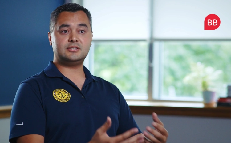 Aaron is studying for his MBA at the militaryfriendly MBA program at Old Dominion University