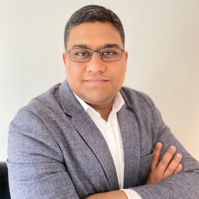 Headshot of GEM MBA graduate Adrit Adhikari